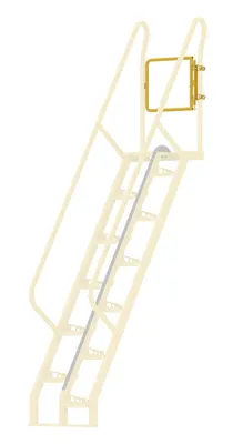 Vestil ATS-SCG alternating-tread stair shown from an alternate angle
