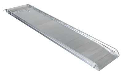 Vestil Aluminum Wheel Walk Ramp Overlapping Style 120 In. x 28 In. 2200 Lb. Capacity Silver