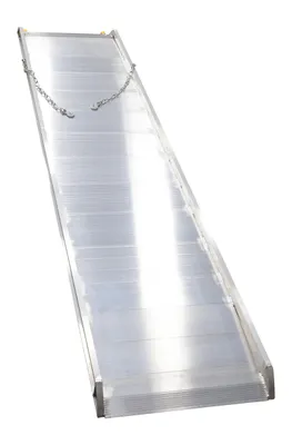 Vestil AWR-28-10B aluminum walk ramp shown from an alternate angle