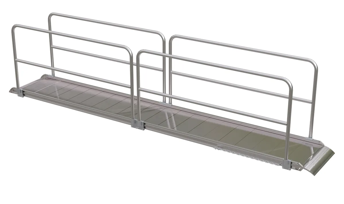 Vestil AWR-28-16A-HR aluminum walk ramp