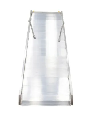 Vestil AWR-28-8B aluminum walk ramp shown from an alternate angle