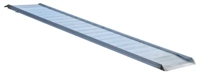 Vestil Aluminum Wheel Walk Ramp Overlapping Style 192 In. x 38 In. 1000 Lb. Capacity Silver