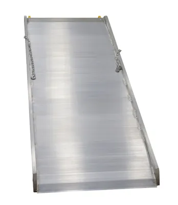Vestil AWR-38-8B aluminum walk ramp shown from an alternate angle