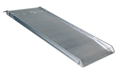 Vestil Aluminum Wheel Walk Ramp Overlapping Style 108 In. x 38 In. 2500 Lb. Capacity Silver