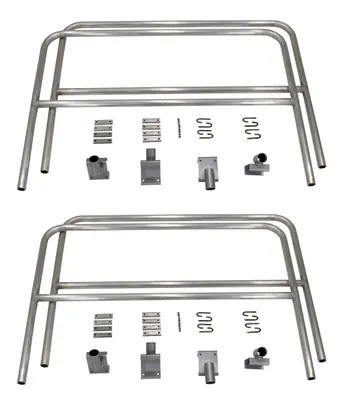 Vestil AWR-HR-12-RF aluminum walk ramp shown from an alternate angle