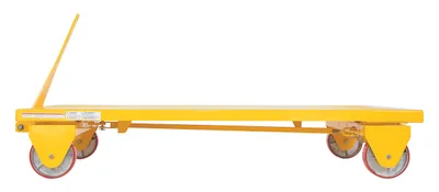 Vestil AWST-3672-PU all wheel steer truck shown from an alternate angle