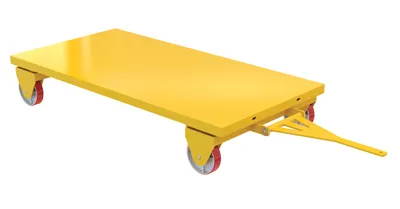 Vestil Steel All Wheel Steer Truck 101-1/2 In x 36 In 3600 Lb. Capacity Yellow