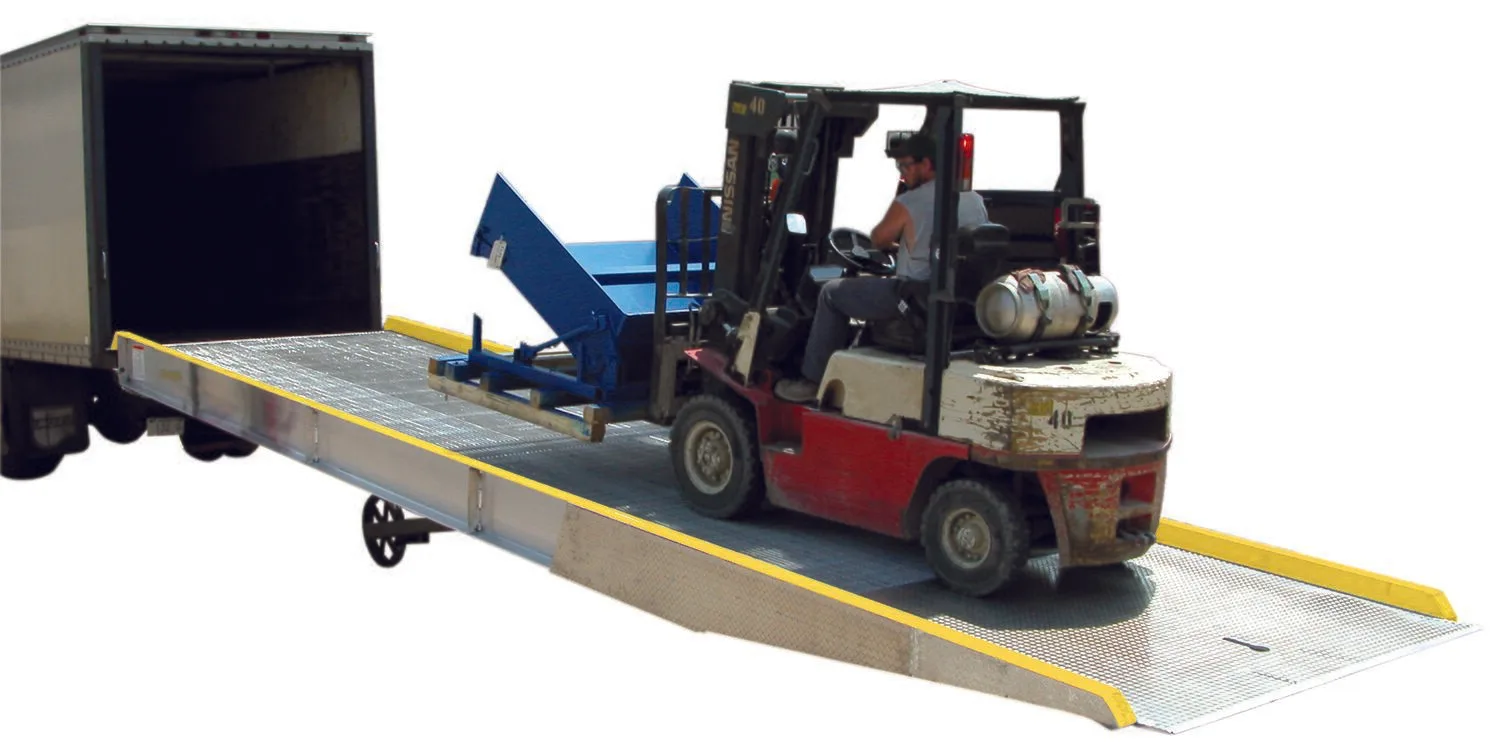 Vestil AY-YEL aluminum yard ramp