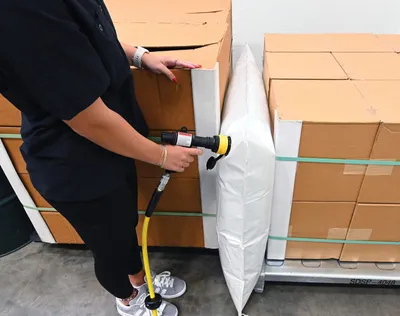 Vestil BAG-4836-L1 inflatable dunnage bag shown from an alternate angle