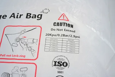 Vestil BAG-4884-L1 inflatable dunnage bag shown from an alternate angle