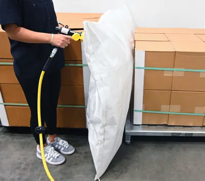 Vestil BAG-4884-L3 inflatable dunnage bag shown from an alternate angle