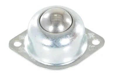 Vestil Steel Single Ball Transfer Flange Mount Silver