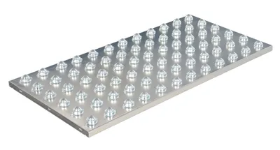 Vestil Steel Transfer Platform 24 In. x 48 In. 75 Lb. Capacity Silver