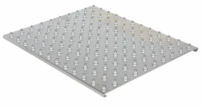 Vestil Steel Transfer Platform 40 In. x 48 In. 75 Lb. Capacity Silver