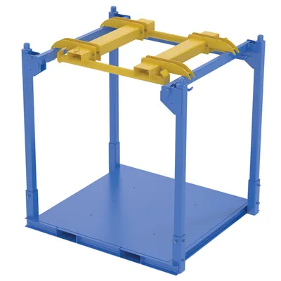 Vestil Steel Bulk Bag Lifter Kit 1000 Lb Capacity Yellow/Blue