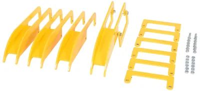 Vestil Steel Additional Arms To Connect To An Open Center Bulk Bag Lifter Yellow