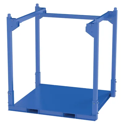 Vestil Steel Bulk Bag Lifter Rack 78-1/4 In. Height 1000 lb. Capacity Blue