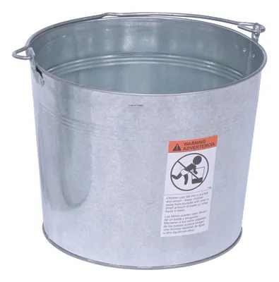 Vestil BKT-GAL-500 galvanized & stainless steel bucket