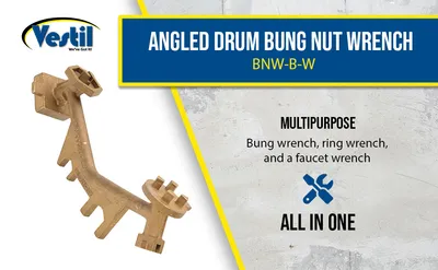 Vestil BNW-B-W drum bung nut wrenche feature highlights