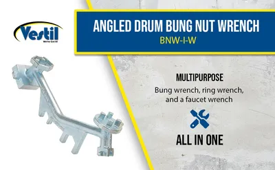 Vestil BNW-I-W drum bung nut wrenche feature highlights