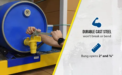 Vestil BNW-IX-W drum bung nut wrenche feature highlights