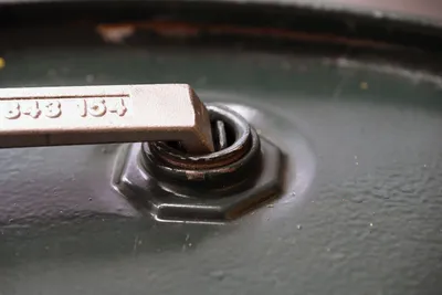 Vestil BNW-SS-W drum bung nut wrenche shown from an alternate angle