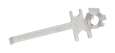 Vestil BNW-SS-W drum bung nut wrenche shown from an alternate angle