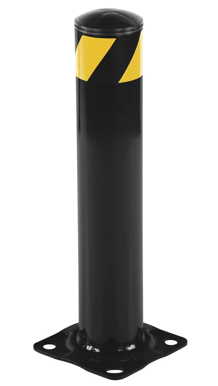 Vestil BOL-24-4.5-BK steel pipe safety bollard