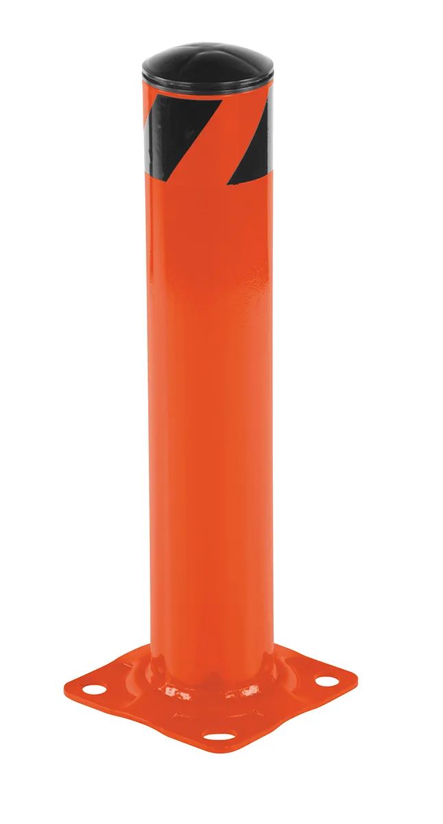 Vestil BOL-24-4.5-OR steel pipe safety bollard