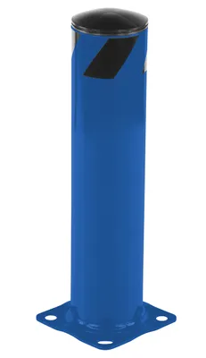 Vestil Steel Pipe Safety Bollard 24 In. x 5-1/2 In. Blue