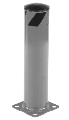 Vestil Steel Pipe Safety Bollard 24 In. x 5-1/2 In. Gray Semi Gloss