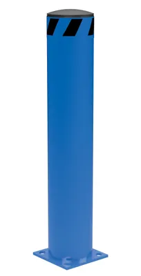 Vestil Steel Pipe Safety Bollard 36 In. x 6-1/2 In. Blue