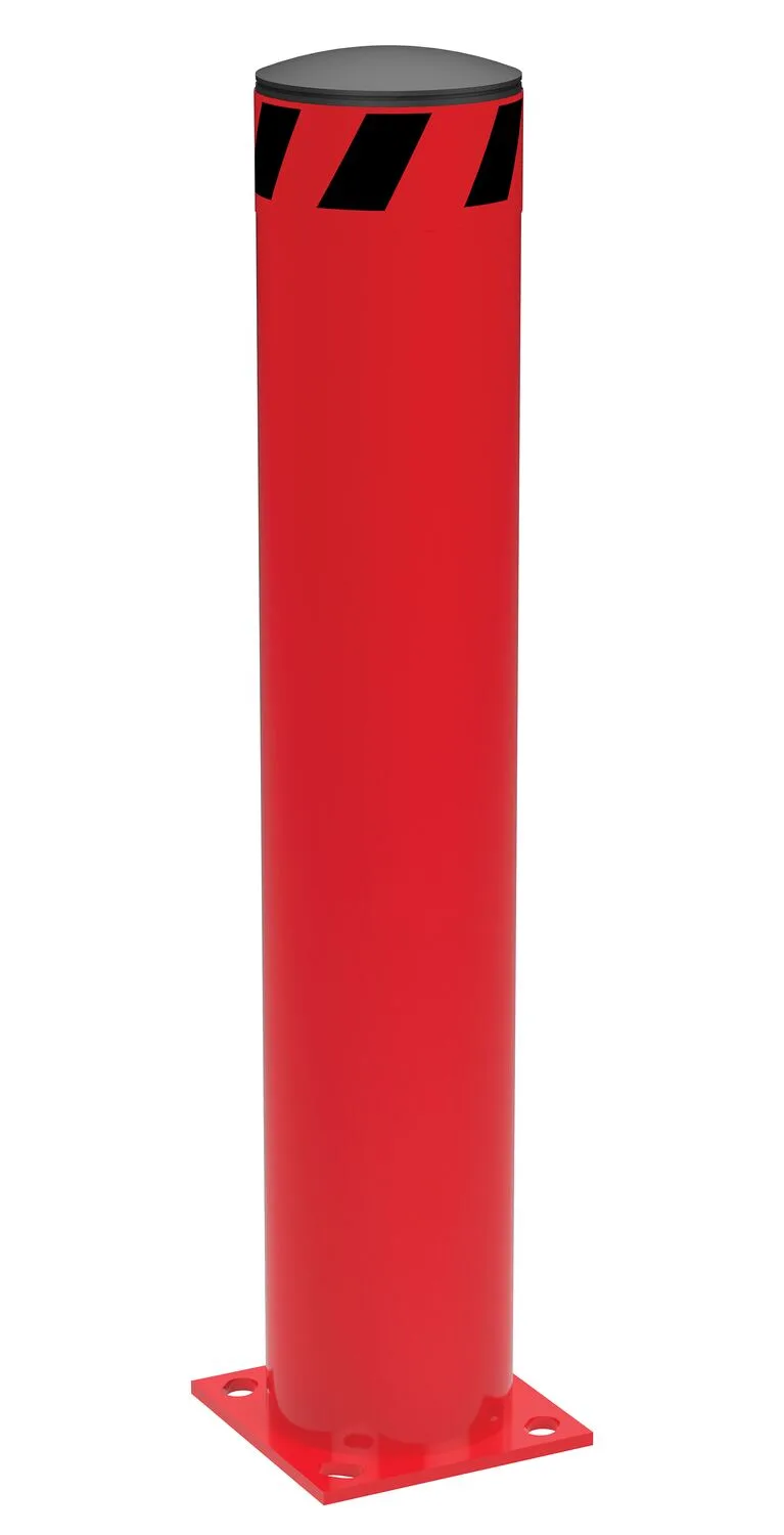 Vestil BOL-36-6.5-RED steel pipe safety bollard