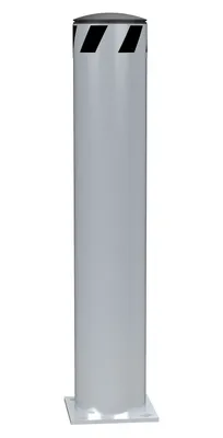 Vestil Steel Pipe Safety Bollard 36 In. x 6-1/2 In. Silver