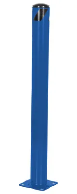 Vestil Steel Pipe Safety Bollard 42 In. x 5-1/2 In. Blue