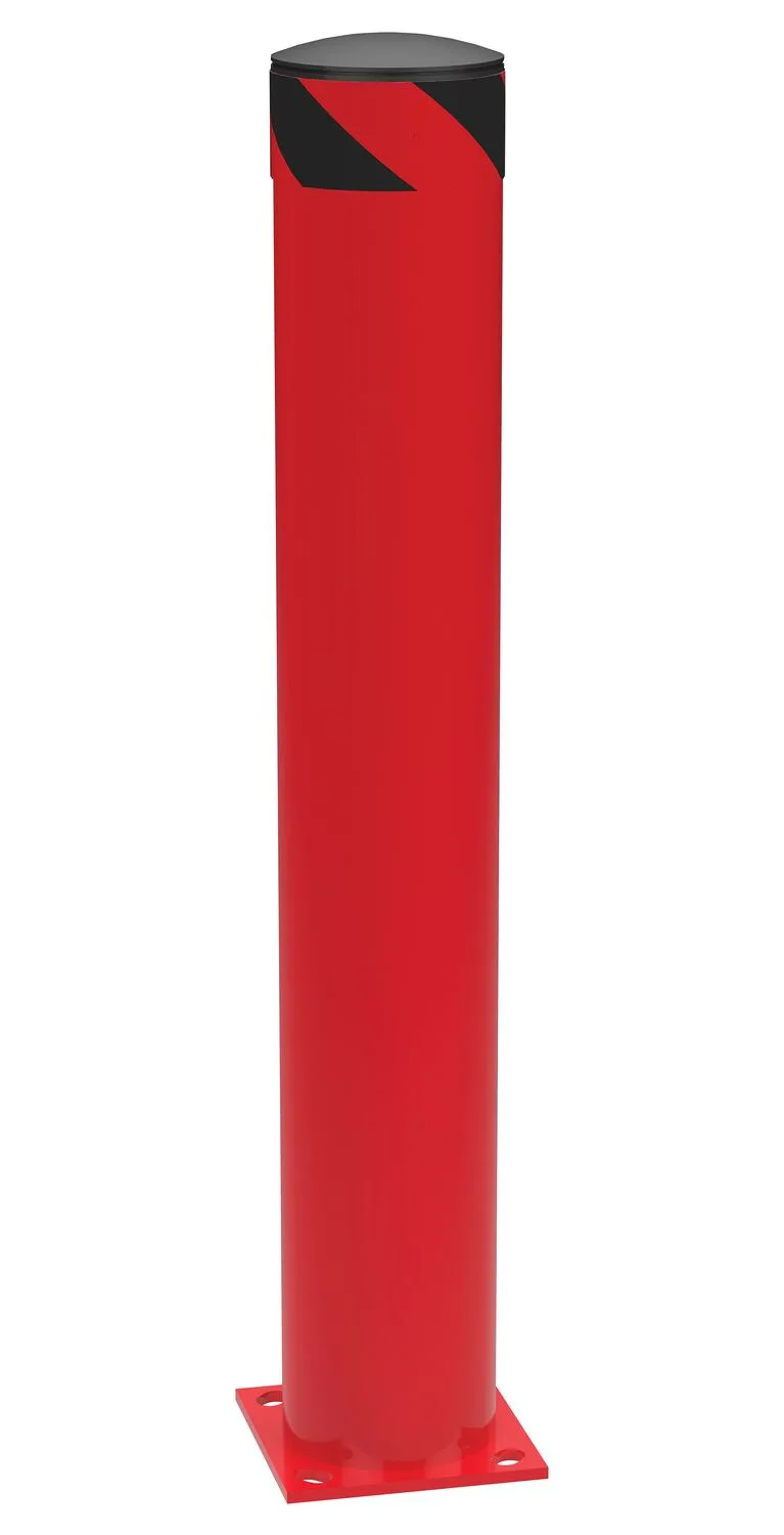 Vestil BOL-42-6.5-RED steel pipe safety bollard