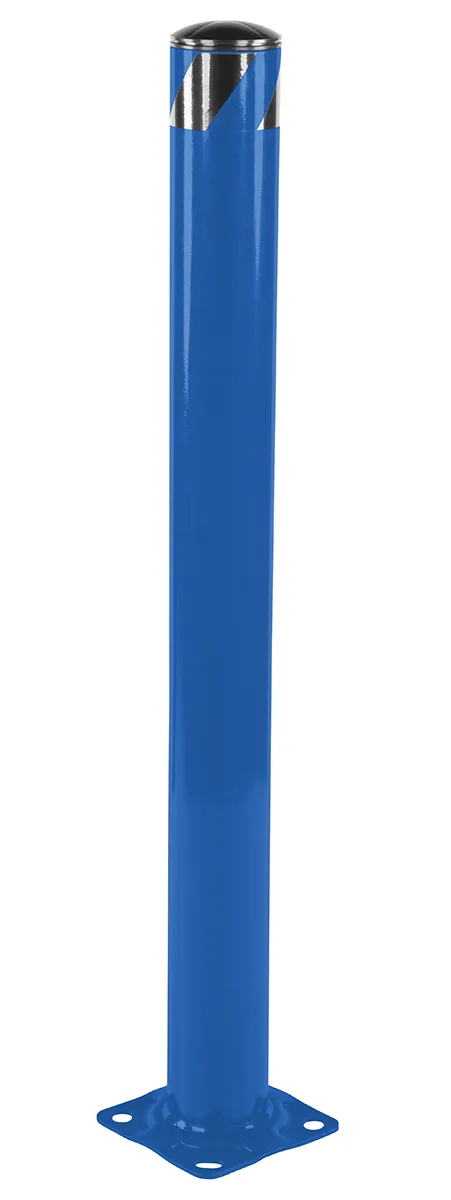 Vestil BOL-48-4.5-BU steel pipe safety bollard