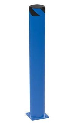 Vestil Steel Pipe Safety Bollard 48 In. x 6-1/2 In. Blue