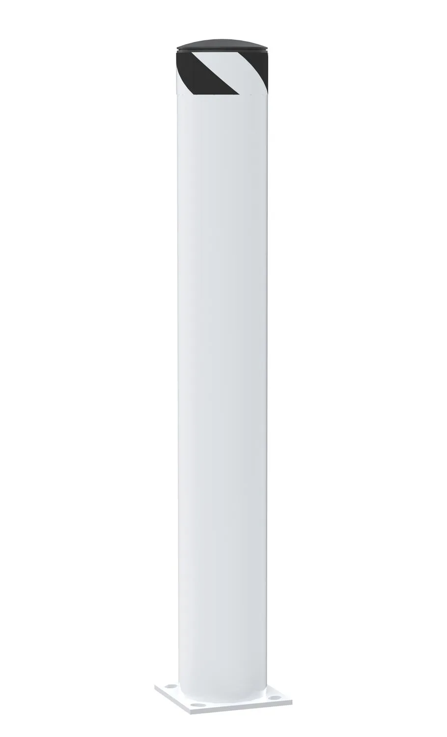 Vestil BOL-48-6.5-WT steel pipe safety bollard