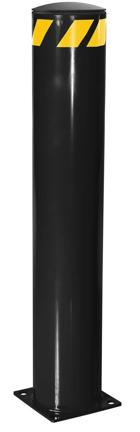 Vestil BOL-48-8.5-BK steel pipe safety bollard