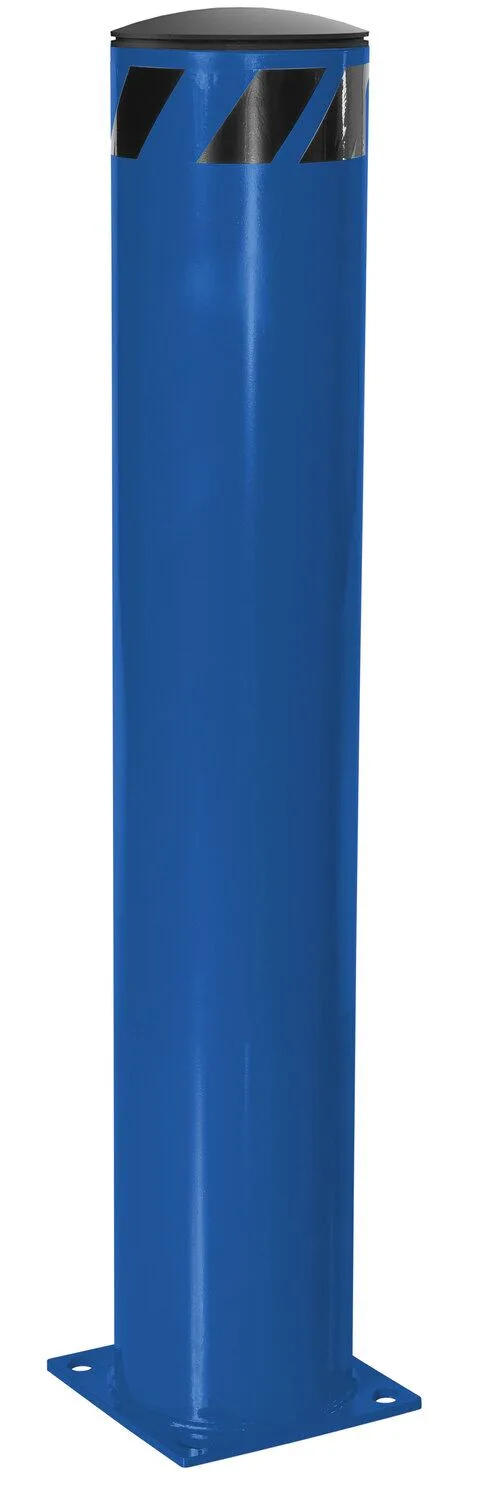 Vestil BOL-48-8.5-BU steel pipe safety bollard