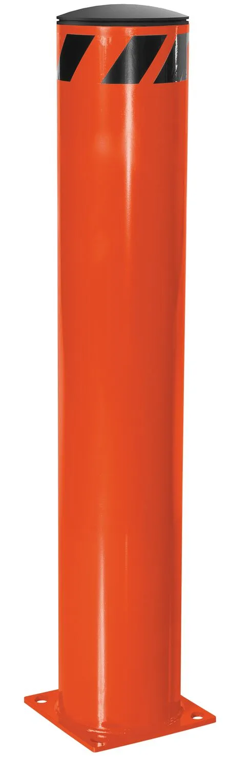 Vestil BOL-48-8.5-OR steel pipe safety bollard