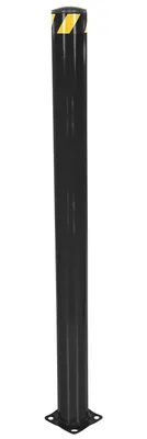 Vestil Steel Pipe Safety Bollard 72 In. x 4-1/2 In. Black