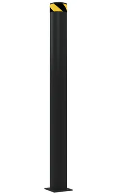 Vestil Steel Pipe Safety Bollard 72 In. x 6-1/2 In. Black