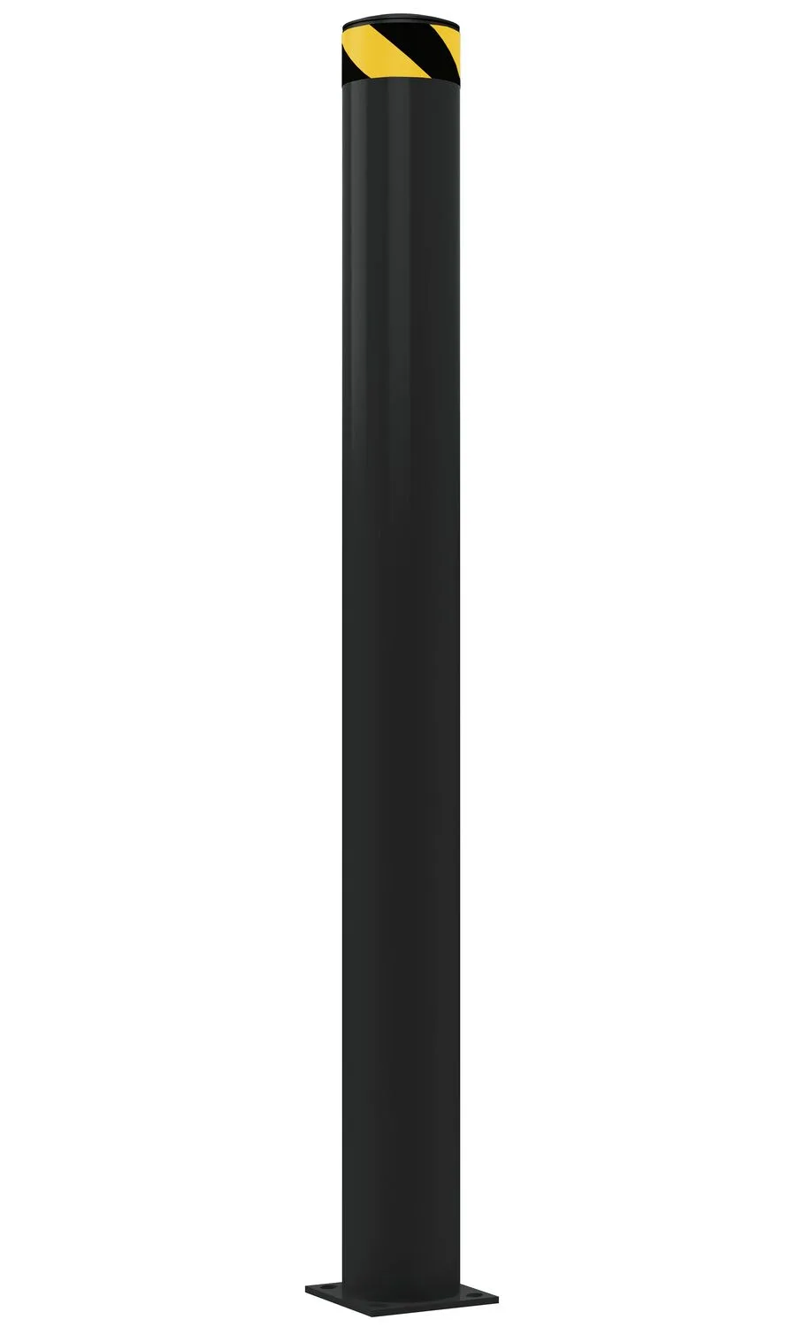 Vestil BOL-72-6.5-BK steel pipe safety bollard