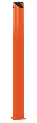Vestil Steel Pipe Safety Bollard 72 In. x 6-1/2 In. Orange