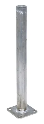 Vestil Aluminum Bollard 36 In. Tall x 3 1/2 In. Diameter Silver