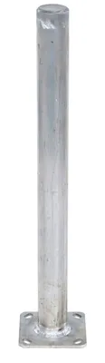 Vestil Aluminum Bollard 42 In. Tall x 3-1/2 In. Diameter Silver