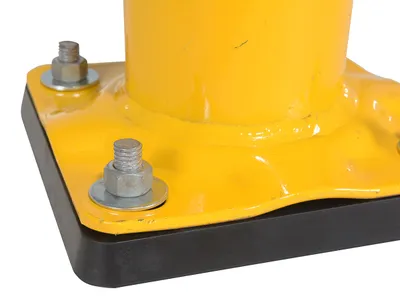 Vestil BOL-EAM-8X8 energy absorbing mat (for bollards) shown from an alternate angle