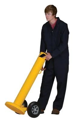 Vestil BOL-MB-42-5.5 movable bollard shown from an alternate angle